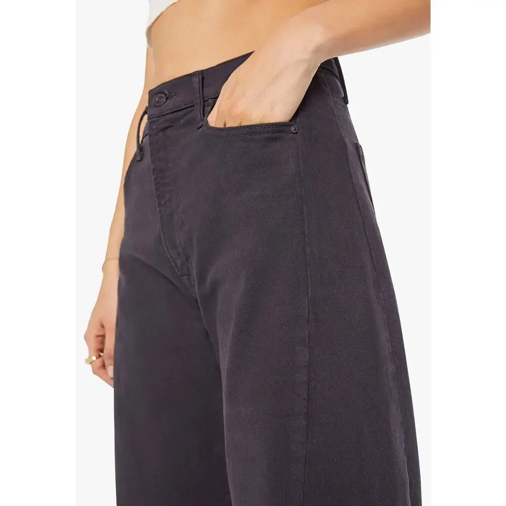 MOTHER The Half Pipe Flood Jeans 29 Cats And Dogs Faded Black NEW - Picture 6 of 12